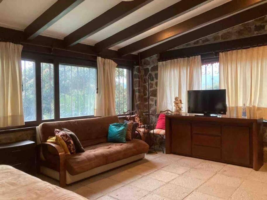 Agradable Casa Rural Con Piscina Privada Yautepec Ngoại thất bức ảnh
